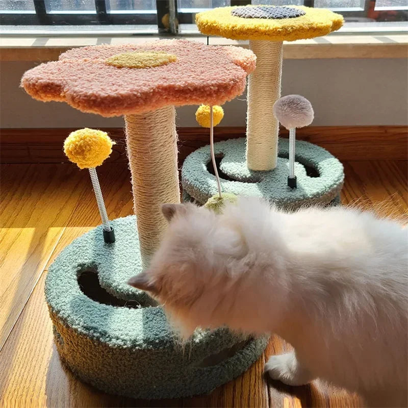 Interactive Cat Climbing Frame