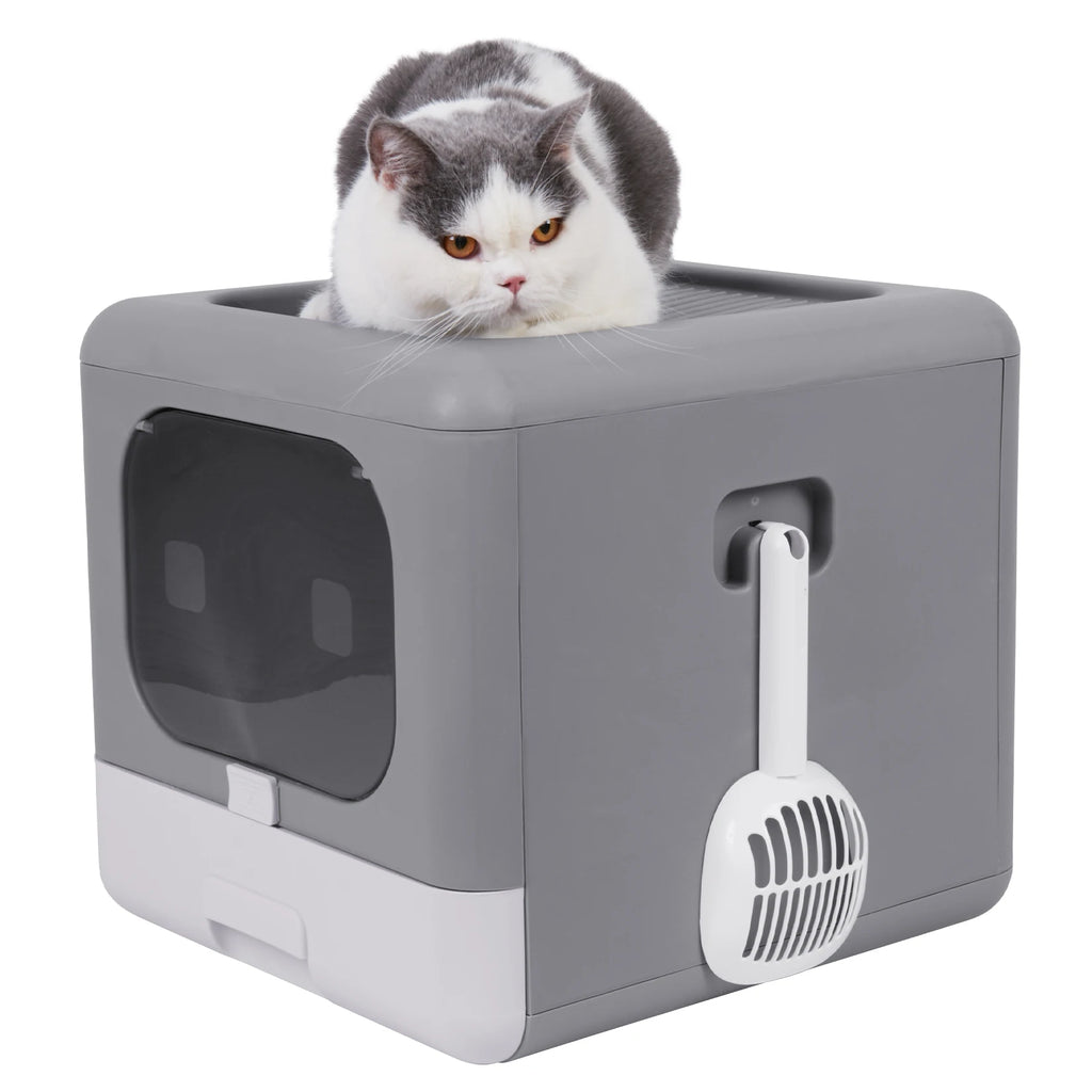 Compact Cat Litter Box