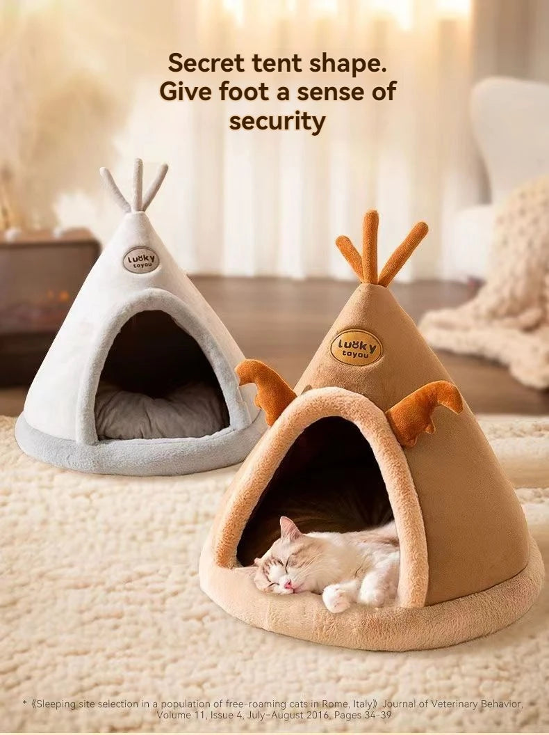 Cozy Four Seasons Cat Nest