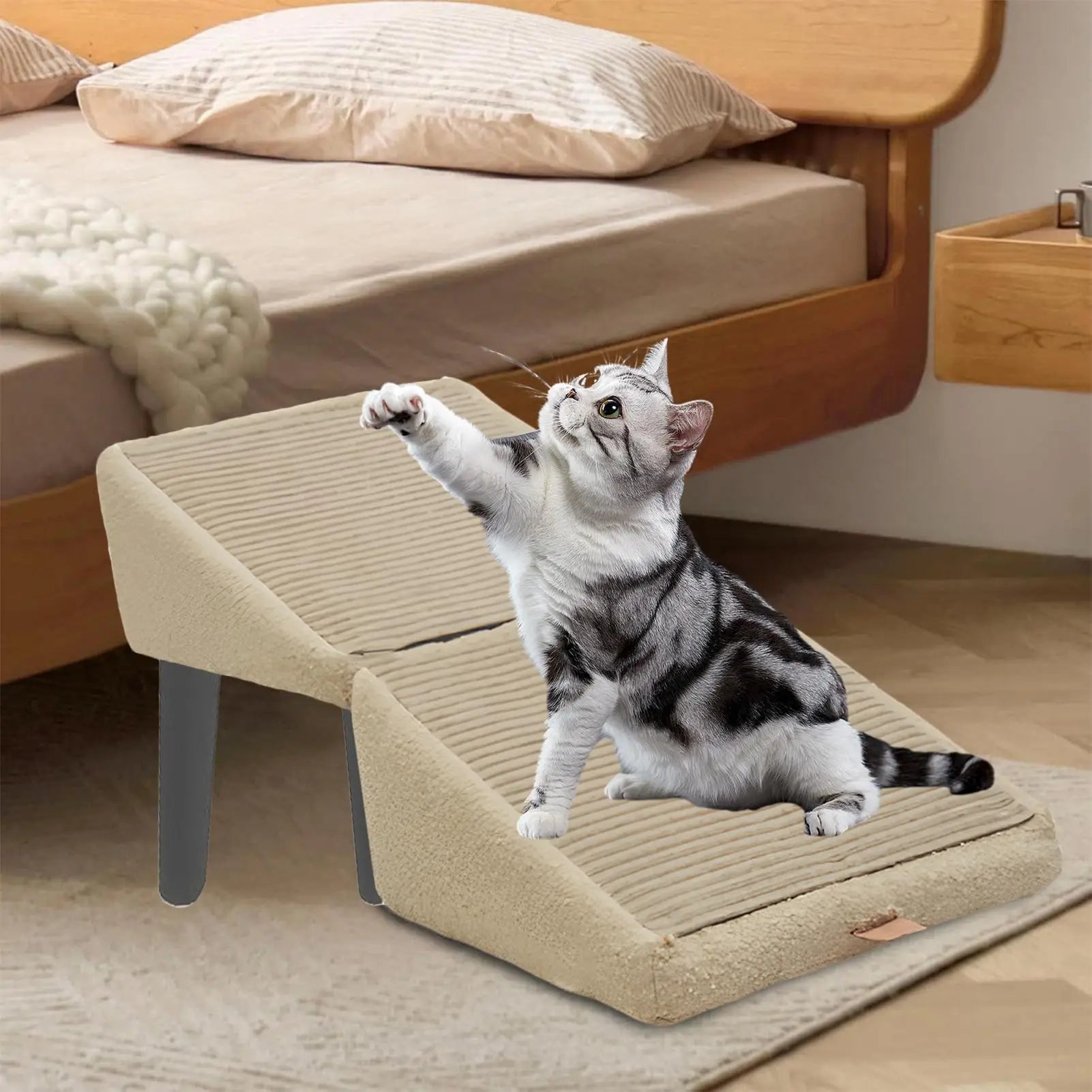 Dual-Purpose Dog Stair Ramp