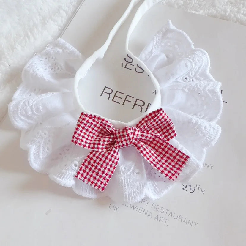 Elegant Lace Ruffle Pet Collar