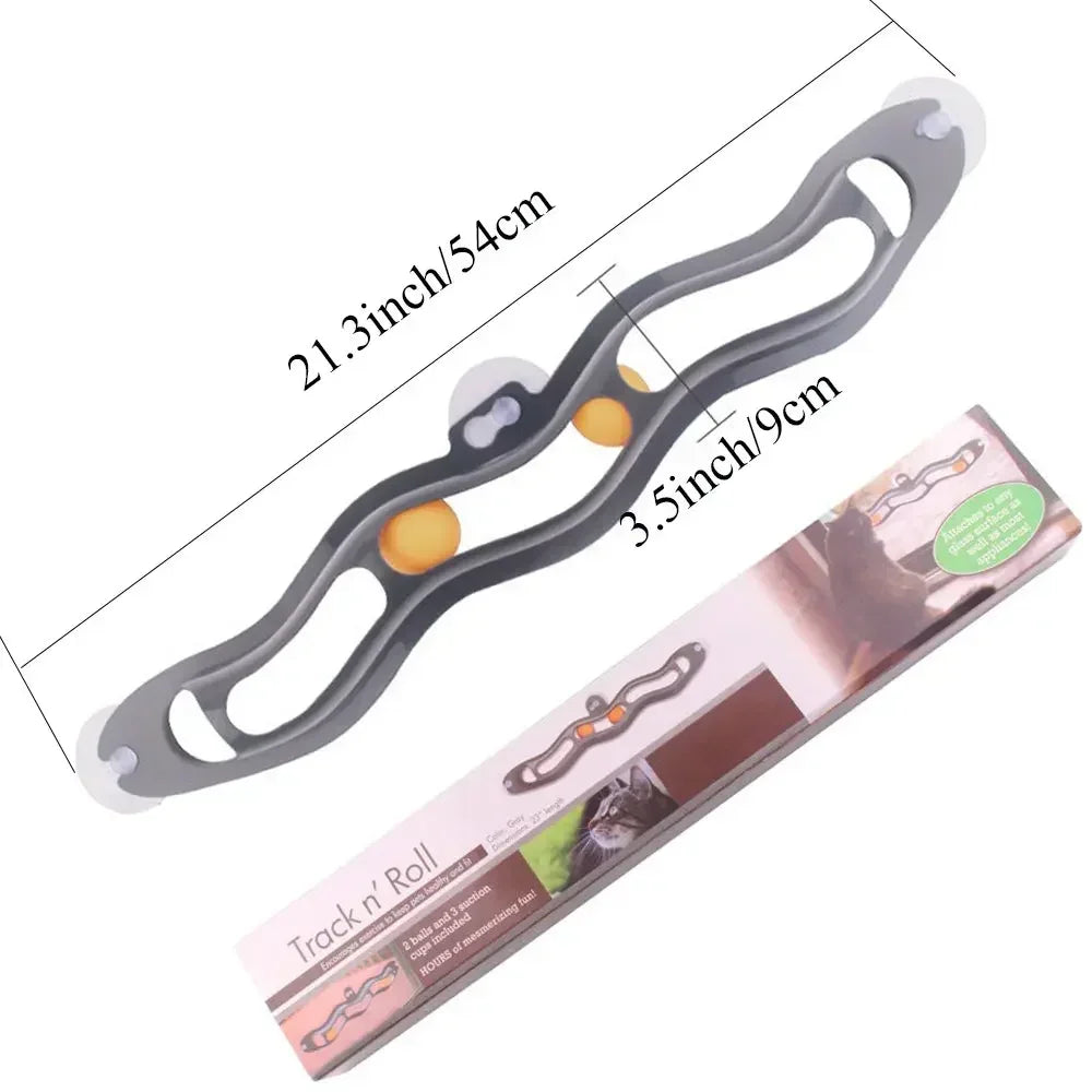 Fun Window Cat Track Toy