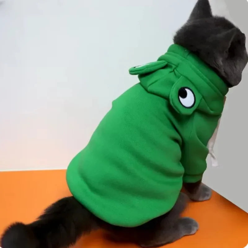 Adorable Frog Hoodie for Pets