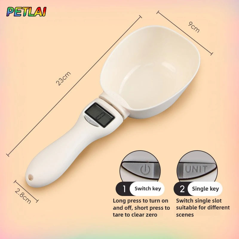 Smart Pet Food Weighing Scoop