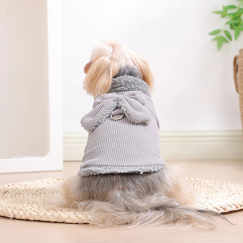 Cozy Bow Dog Jacket