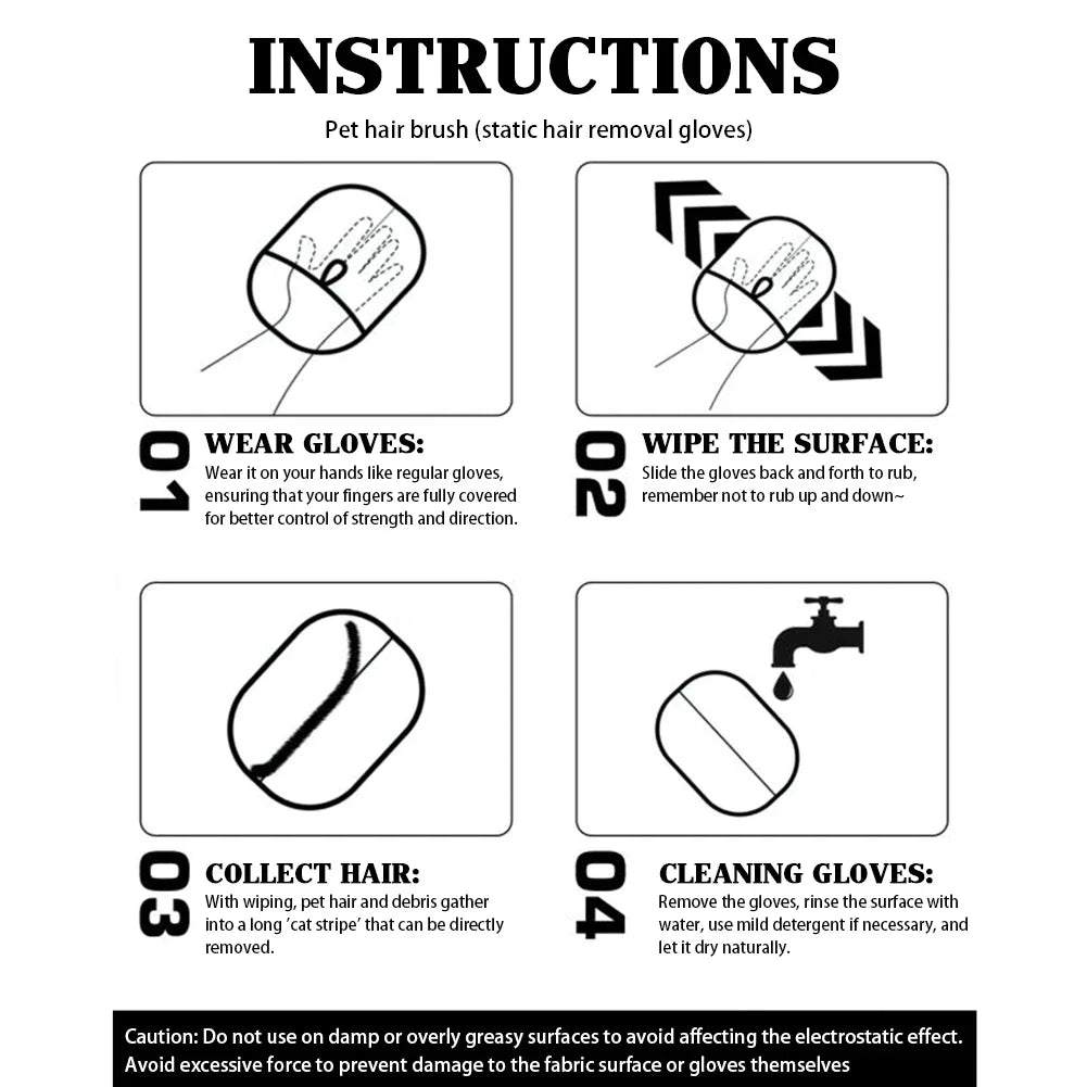 Grooming Gloves for Pets