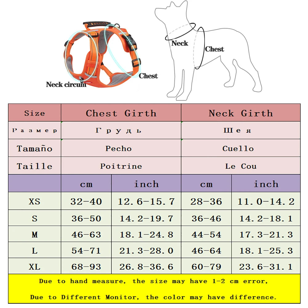 Reflective Dog Harness for Safe Walks