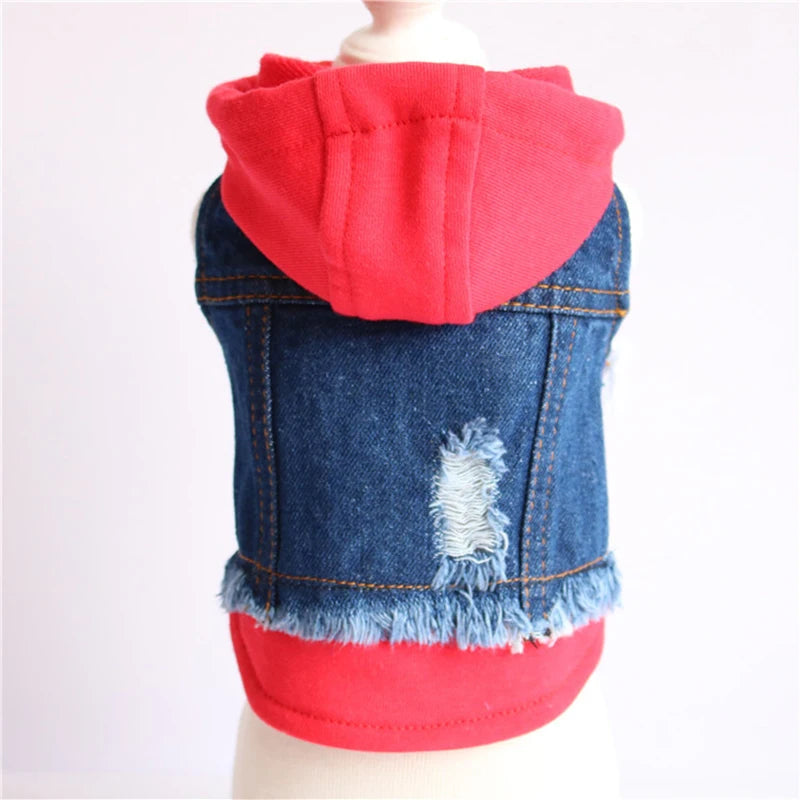 Stylish Dog Denim Jacket
