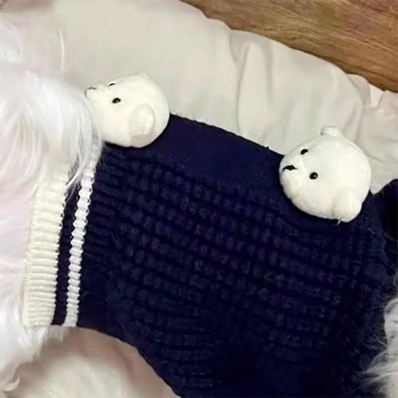 Cozy Teddy Bear Dog Sweater