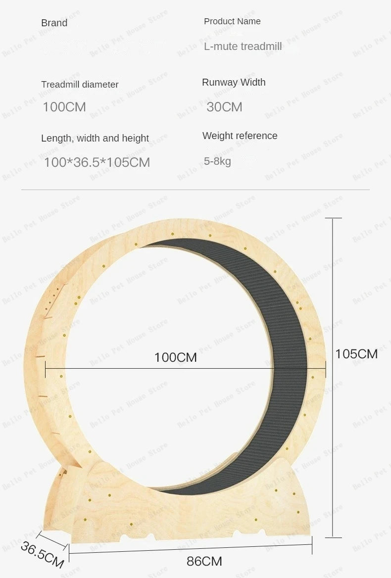 Silent Cat Treadmill Wheel