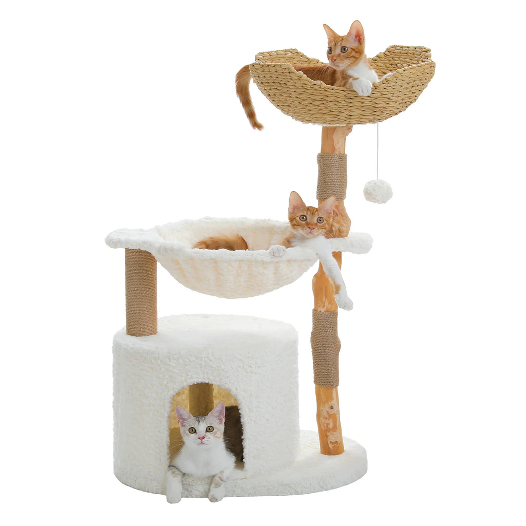 Stylish Cat Tree with Hammock