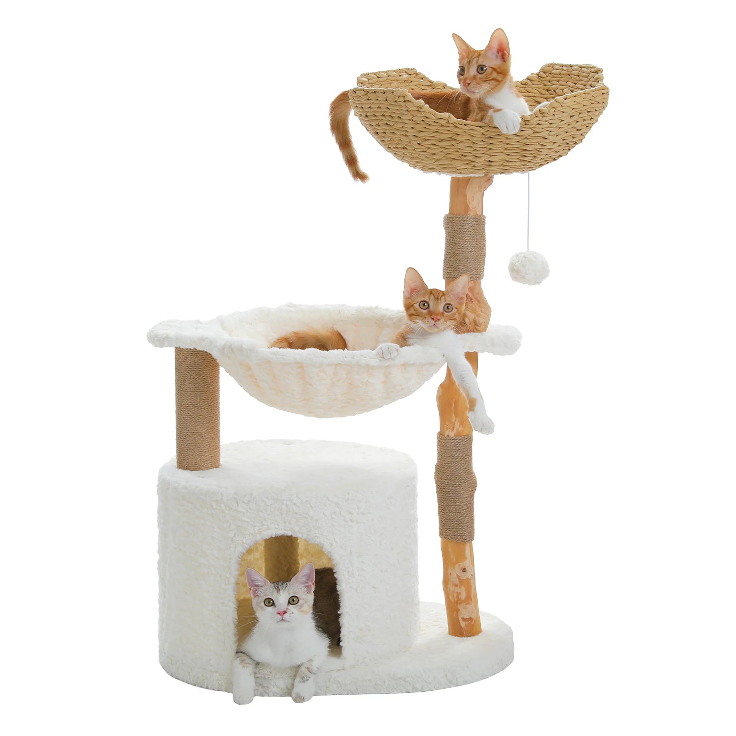 Stylish Cat Tree with Hammock