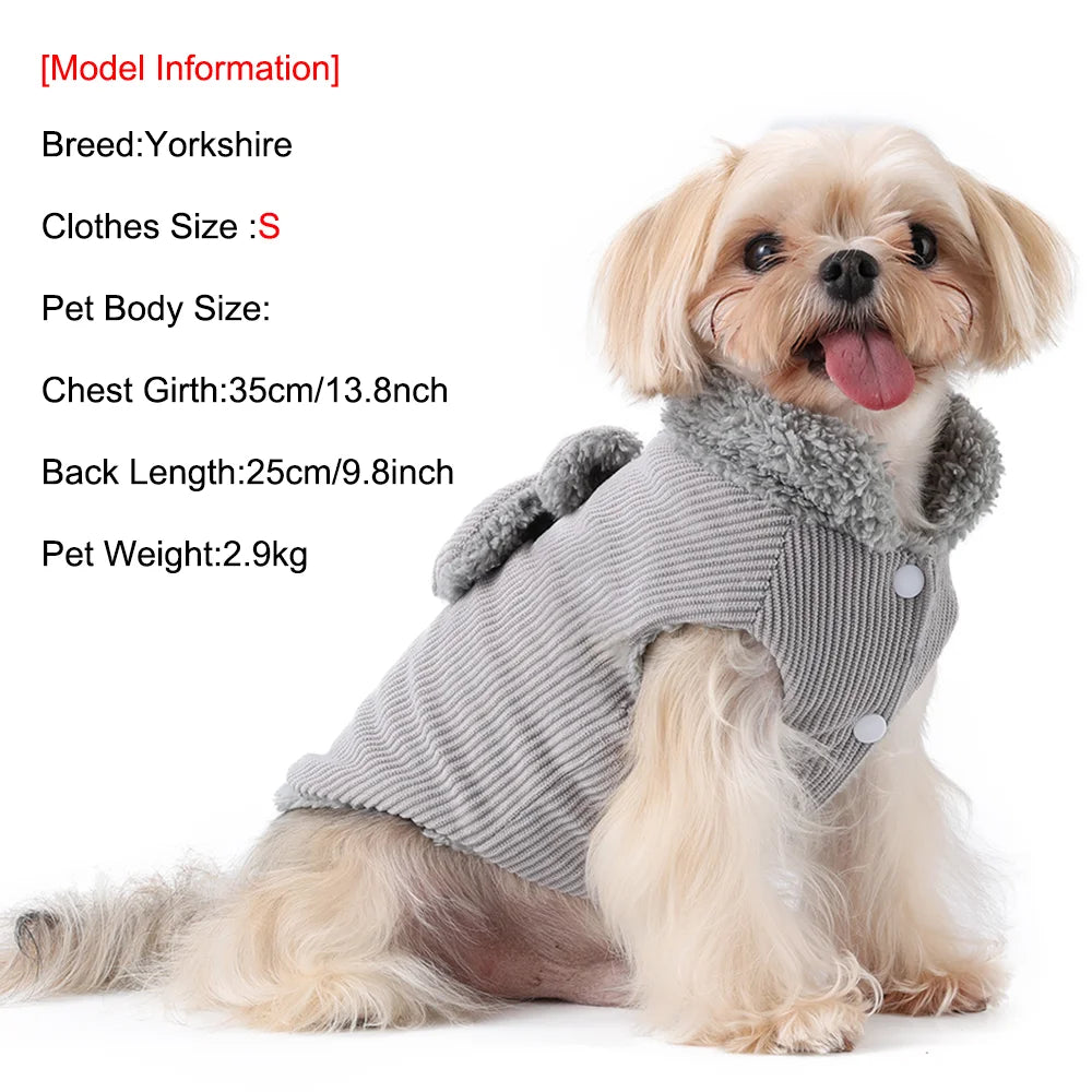 Cozy Bow Dog Jacket