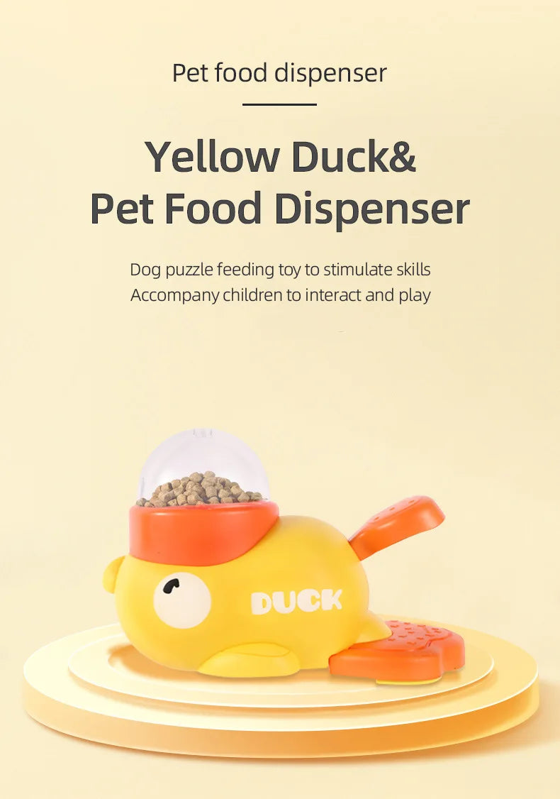 Duck Puzzle Feeder for Dogs
