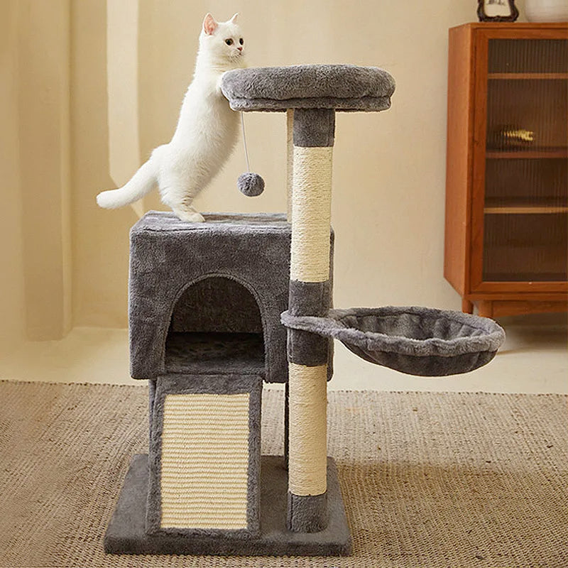 Luxury Cat Tower with Hammock