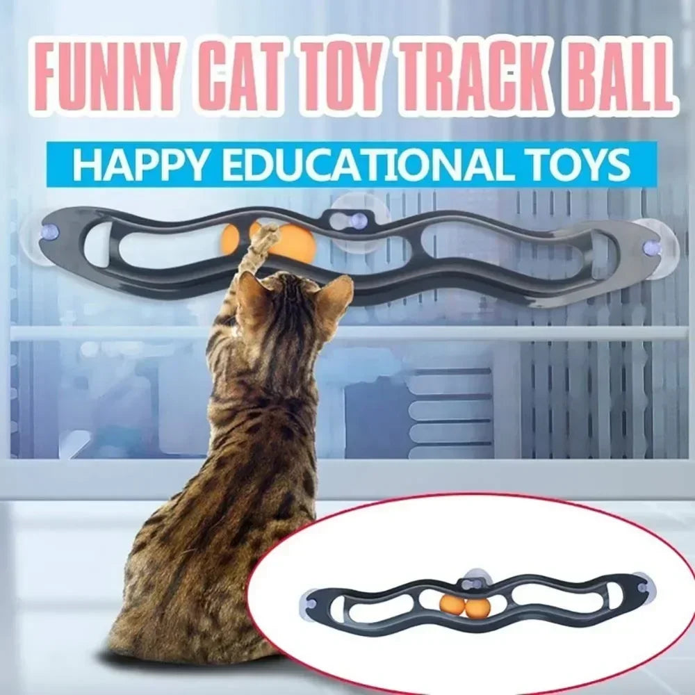 Fun Window Cat Track Toy
