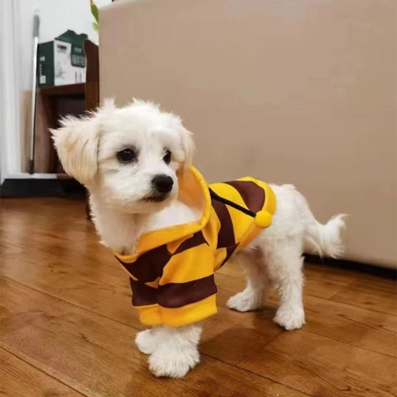Cute Cozy Bee Dog Hoodie