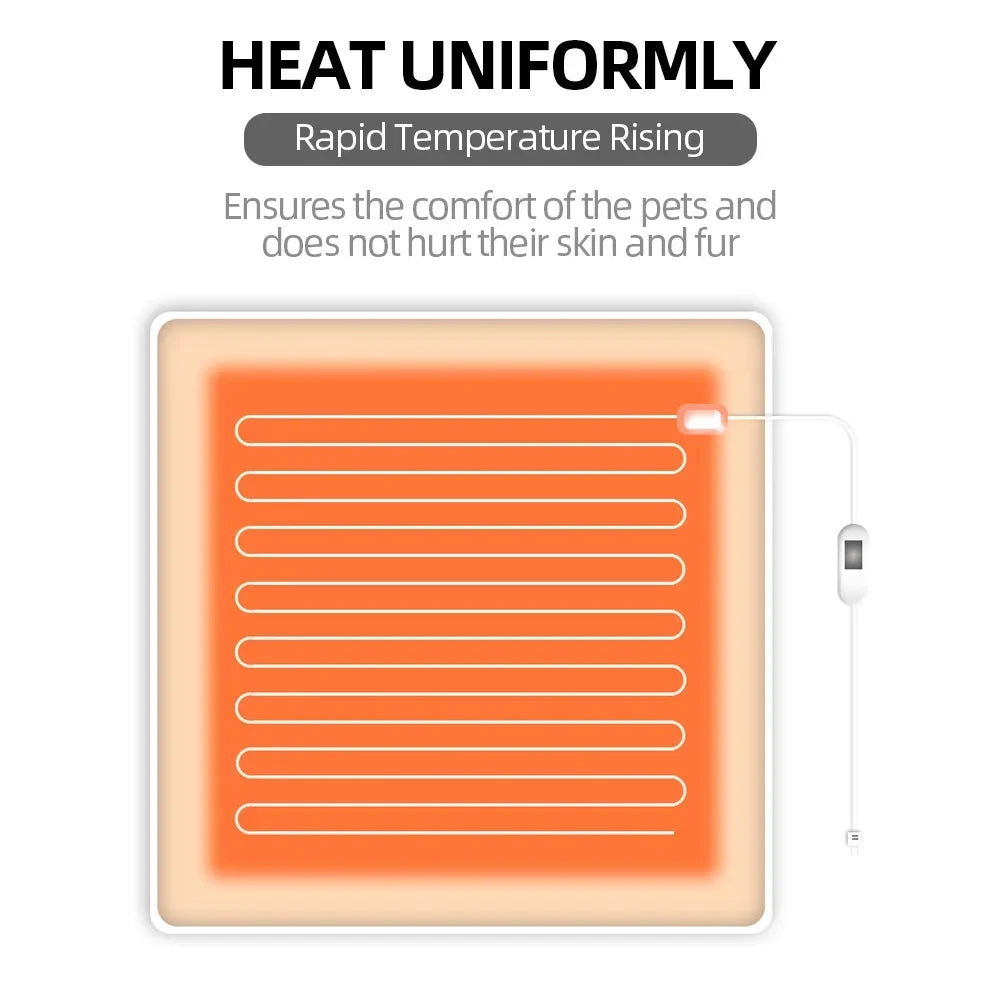 Cozy Winter Pet Heating Pad