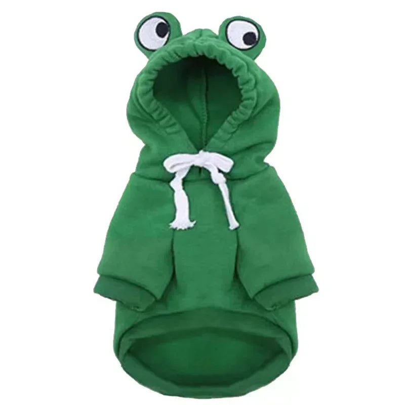 Adorable Frog Hoodie for Pets