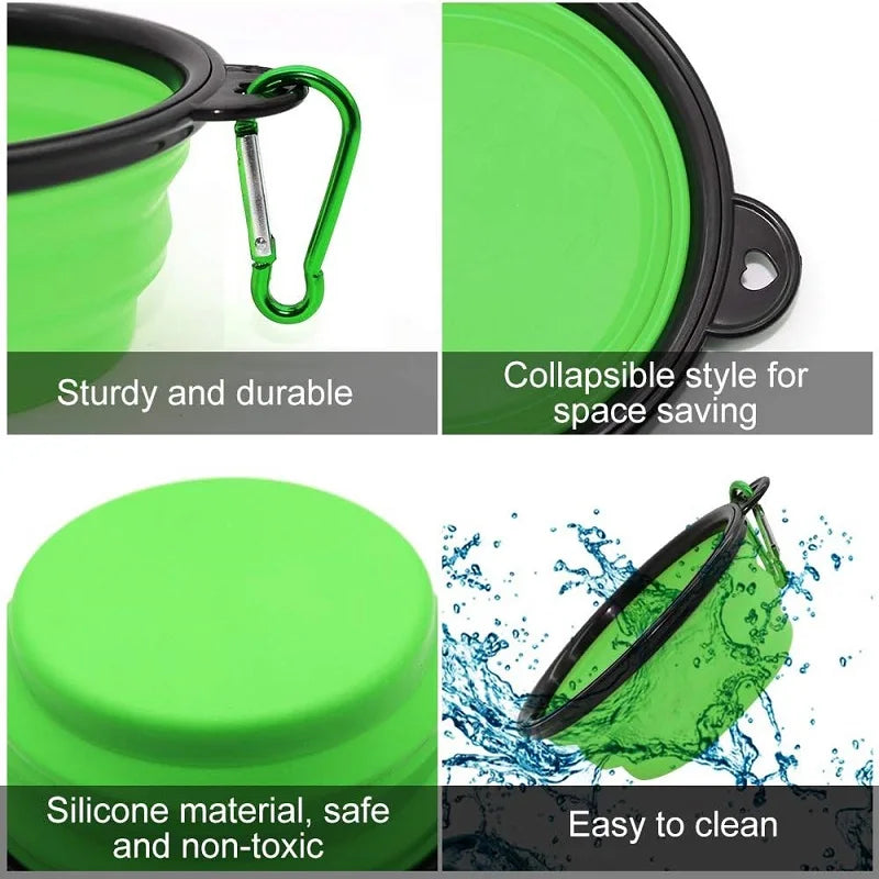Portable Dog Feeder Bowl