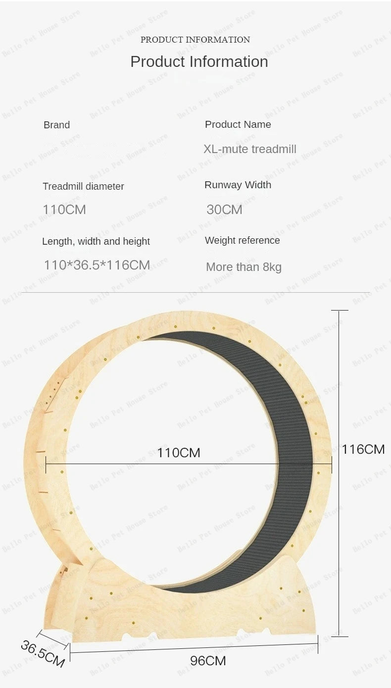 Silent Cat Treadmill Wheel