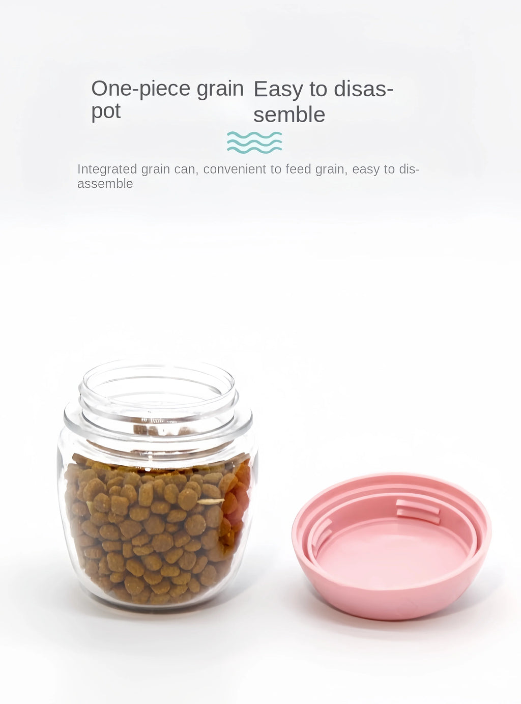 Travel-Friendly Pet Water and Food Bottle