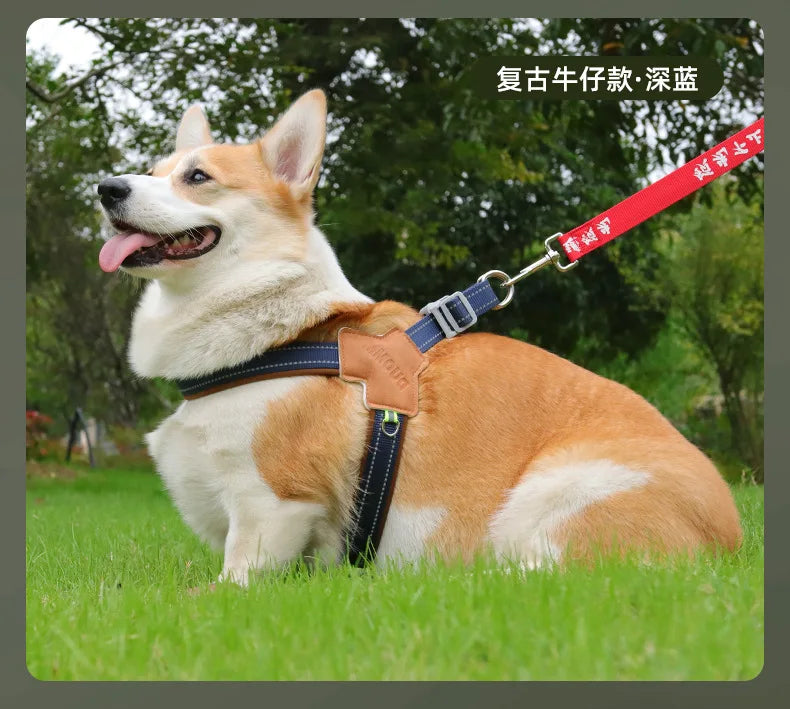 Adjustable Reflective Dog Harness