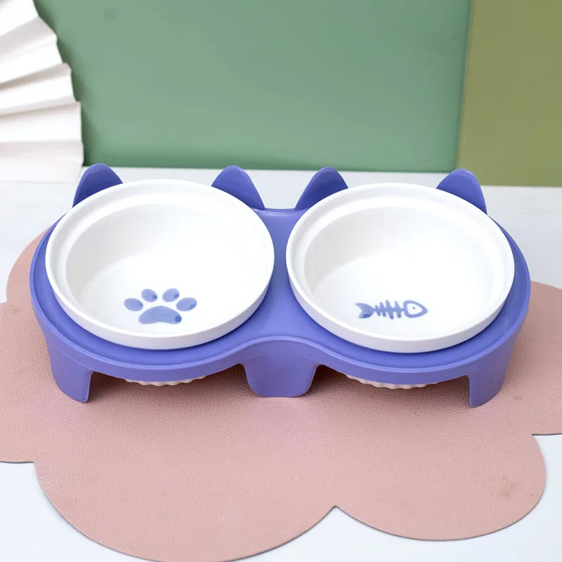 Stylish Inclined Pet Bowl