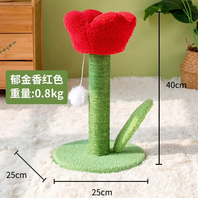 Cute Tulip Cat Tower