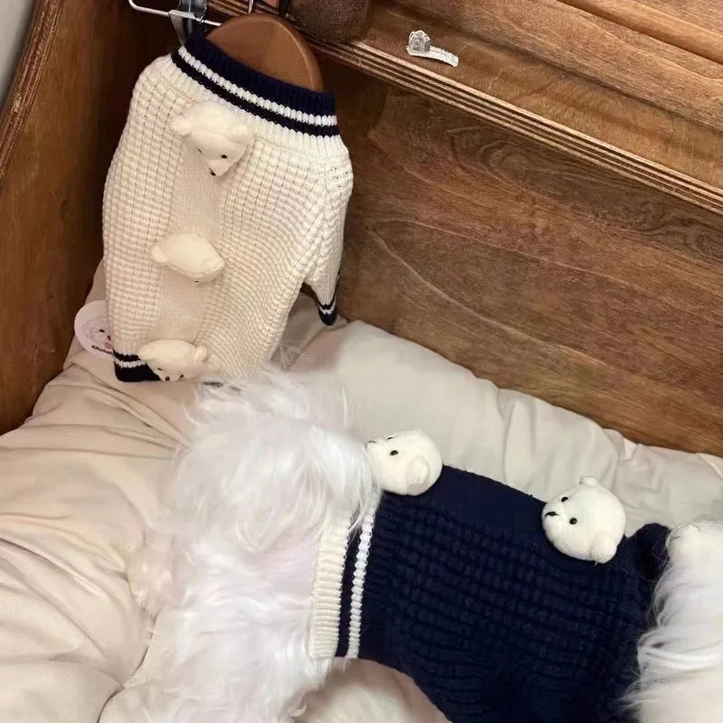 Cozy Teddy Bear Dog Sweater