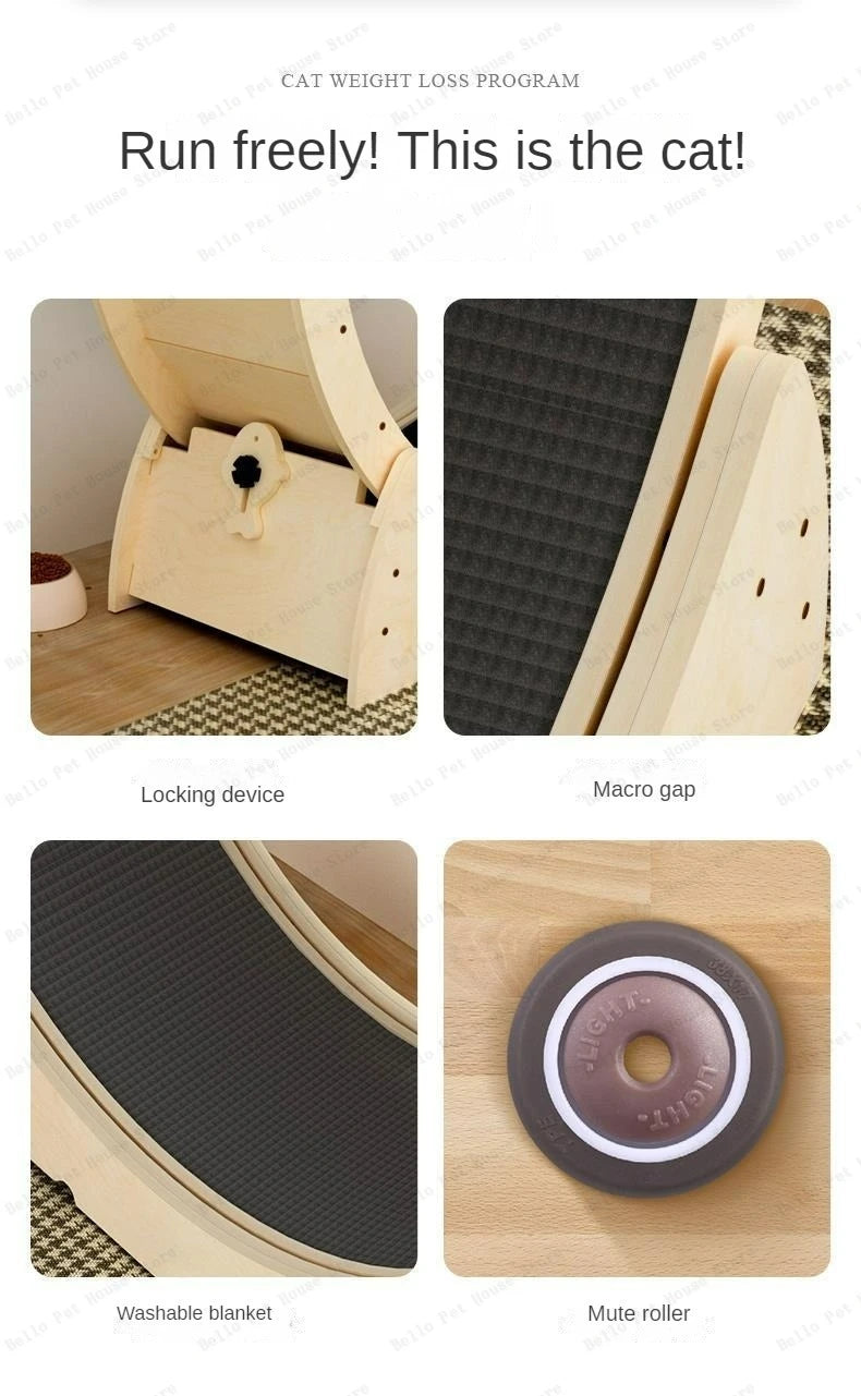 Silent Cat Treadmill Wheel