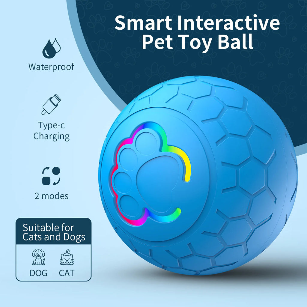 Interactive LED Dog Toy Ball
