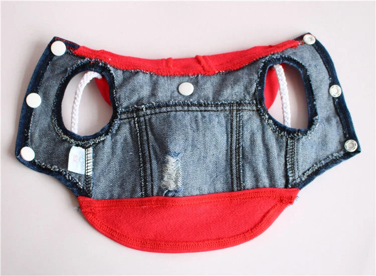Stylish Dog Denim Jacket