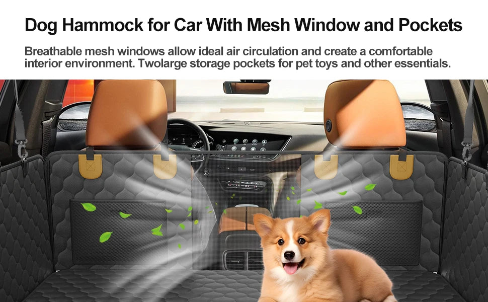 Foldable Dog Car Seat Protector