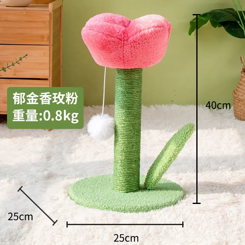 Cute Tulip Cat Tower