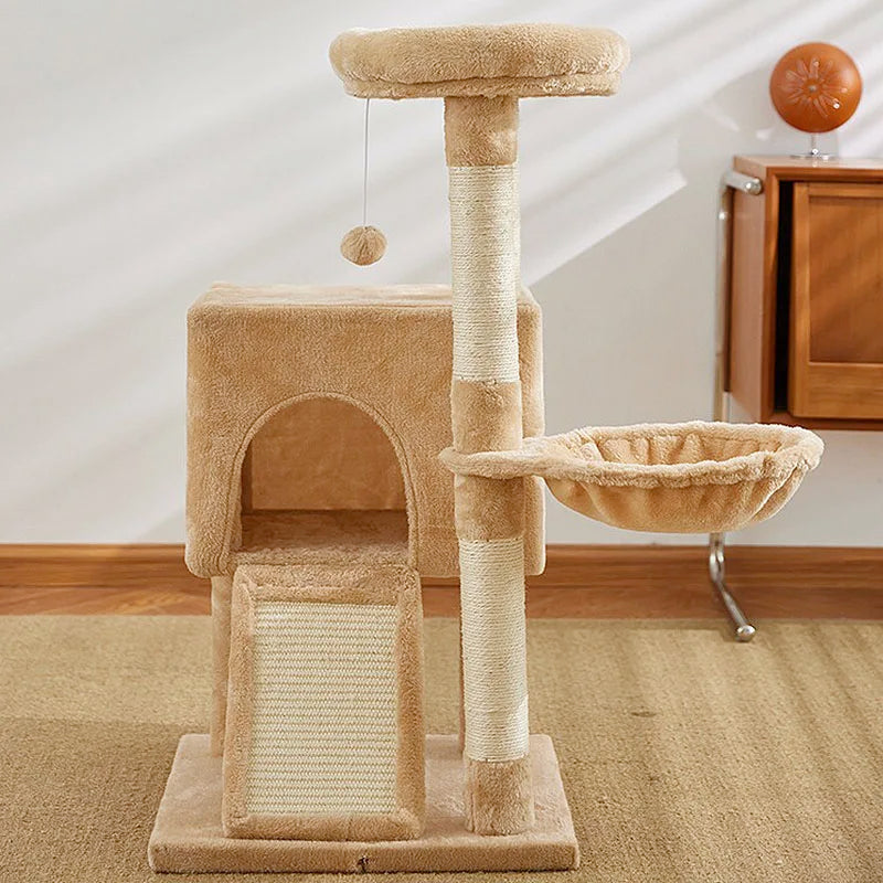 Luxury Cat Tower with Hammock