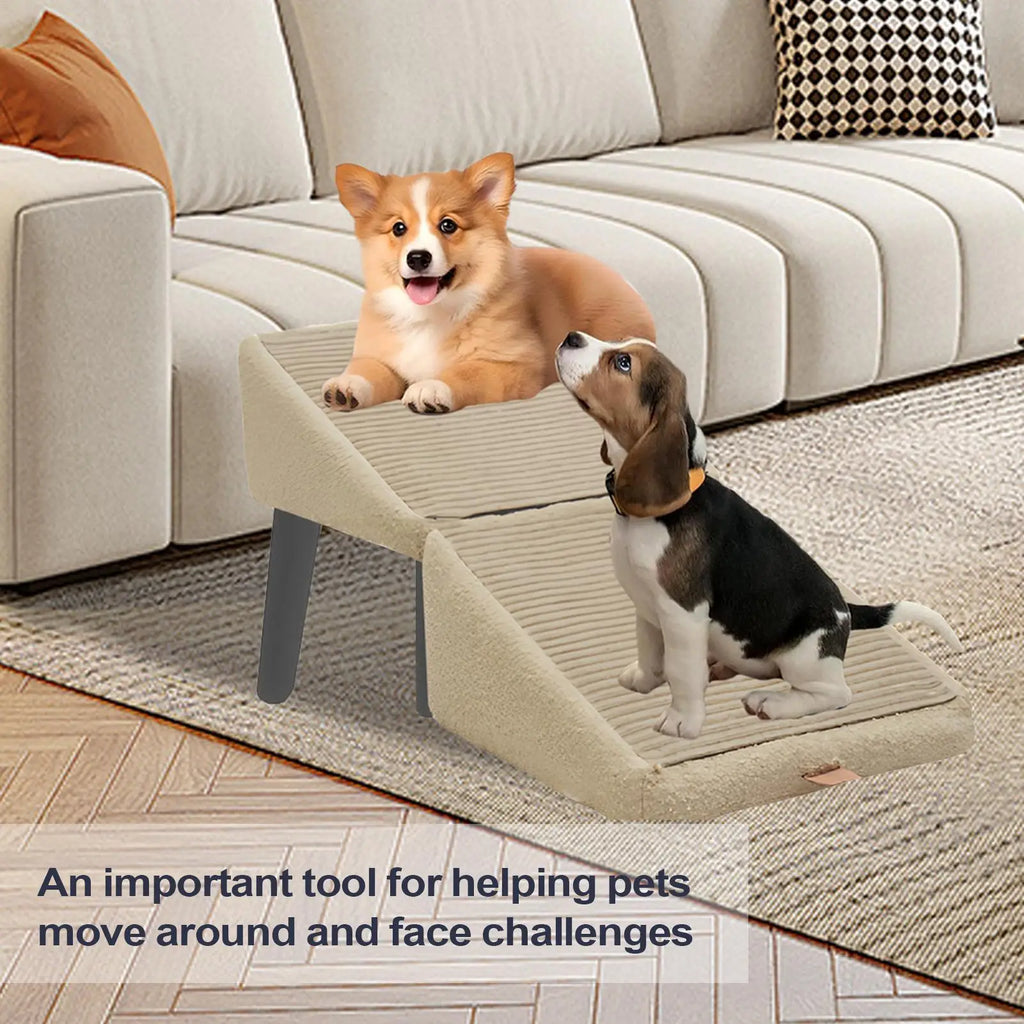Dual-Purpose Dog Stair Ramp