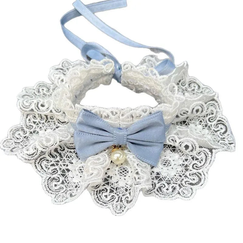 Elegant Lace Ruffle Pet Collar
