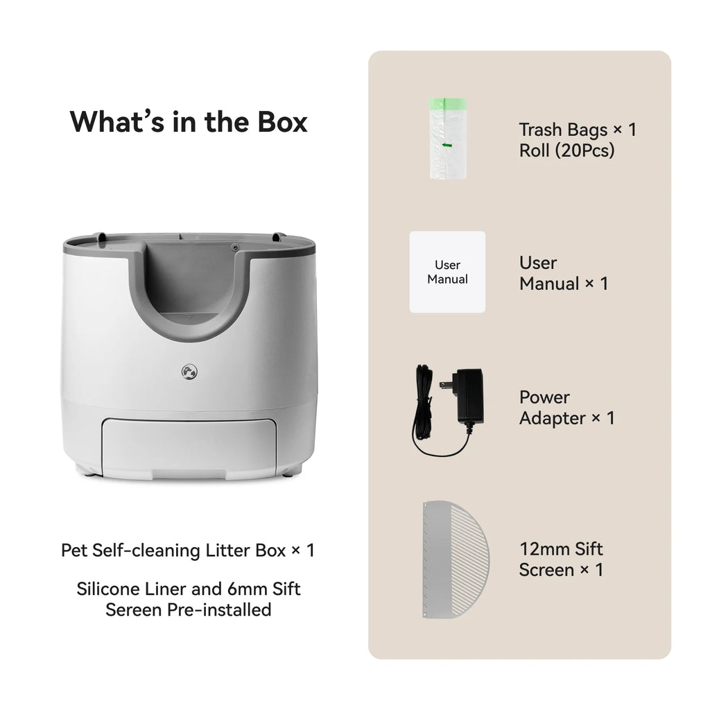 Smart Self-Cleaning Cat Litter Box