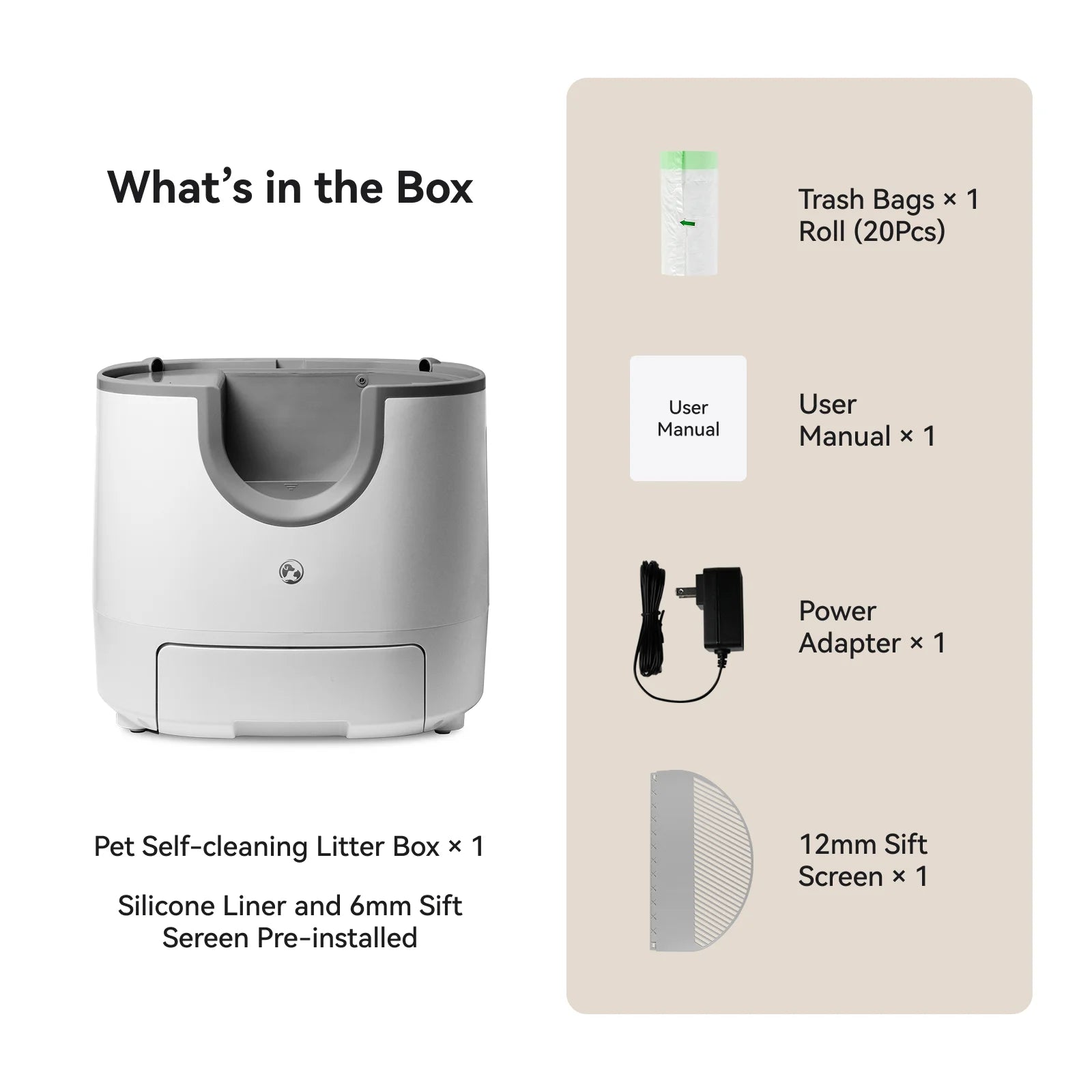 Smart Self-Cleaning Cat Litter Box