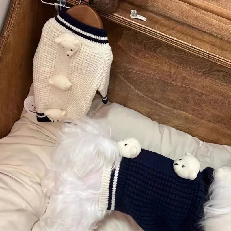 Cozy Teddy Bear Dog Sweater