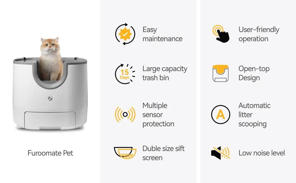 Smart Self-Cleaning Cat Litter Box
