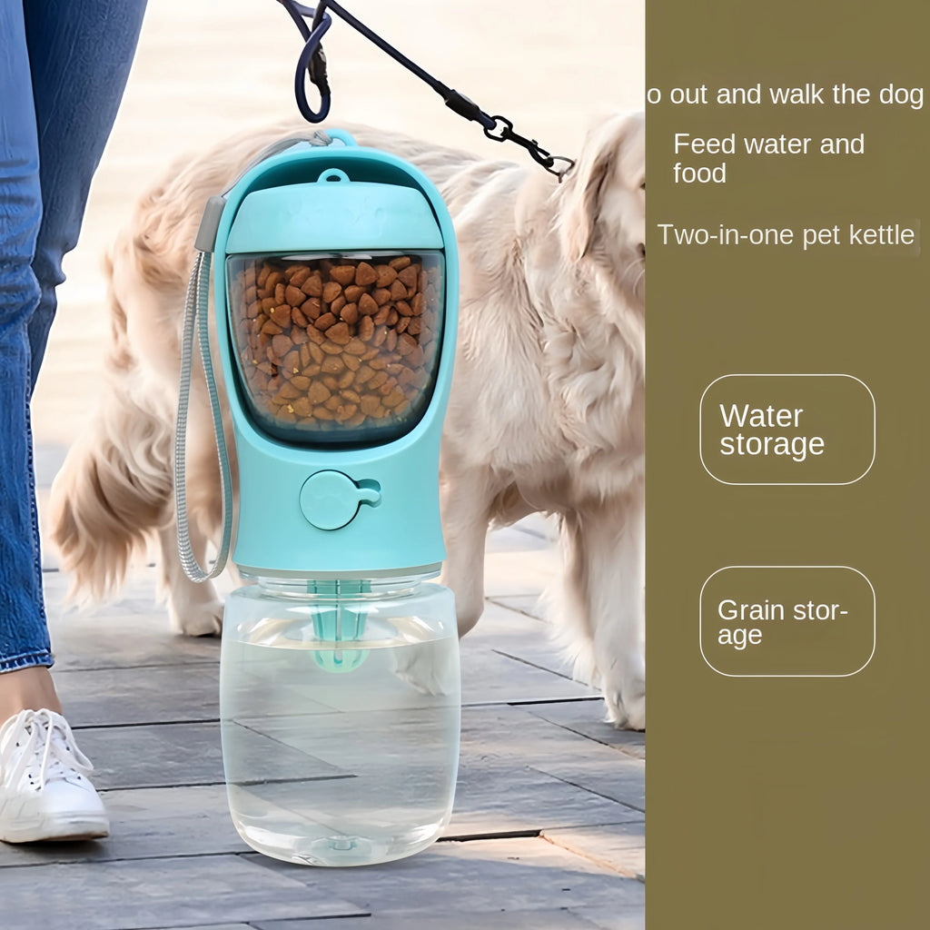 Travel-Friendly Pet Water and Food Bottle
