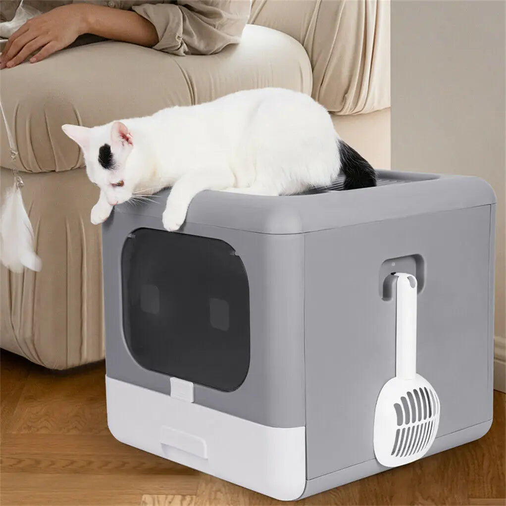 Compact Cat Litter Box