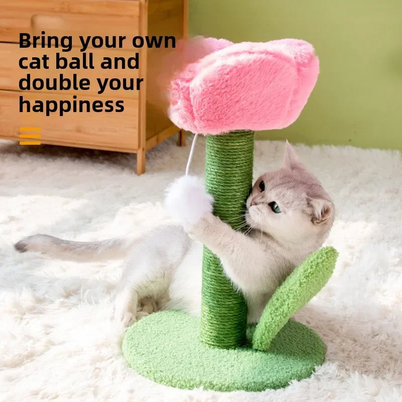 Cute Tulip Cat Tower