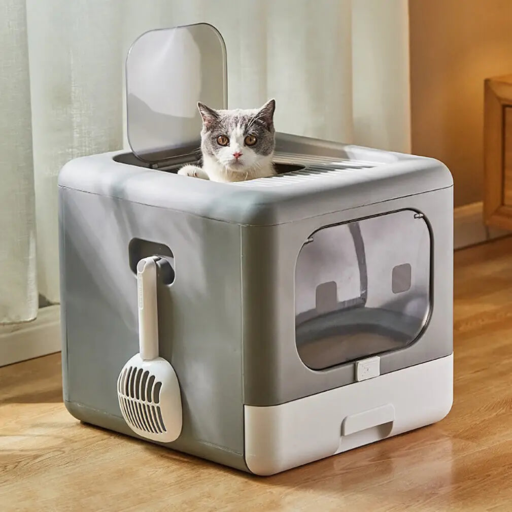 Compact Cat Litter Box