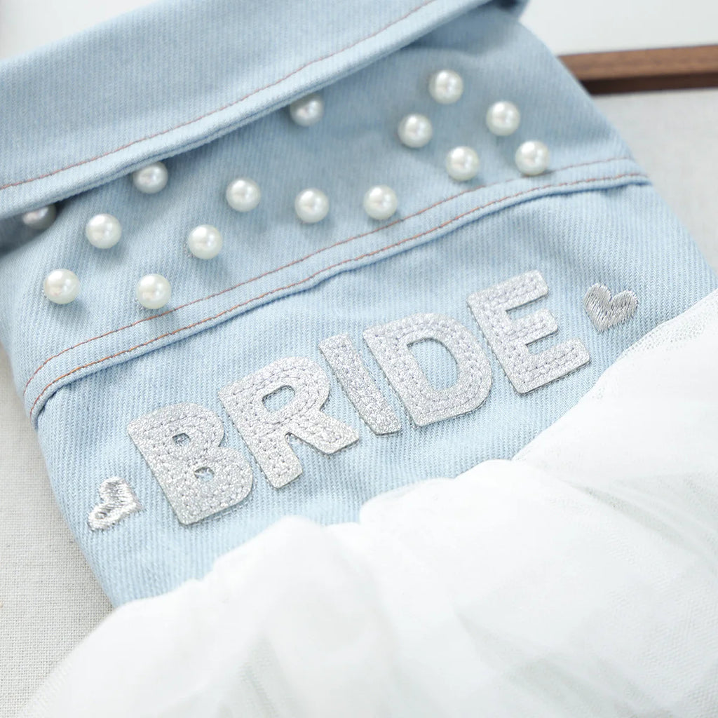 Adorable Dog Denim Dress
