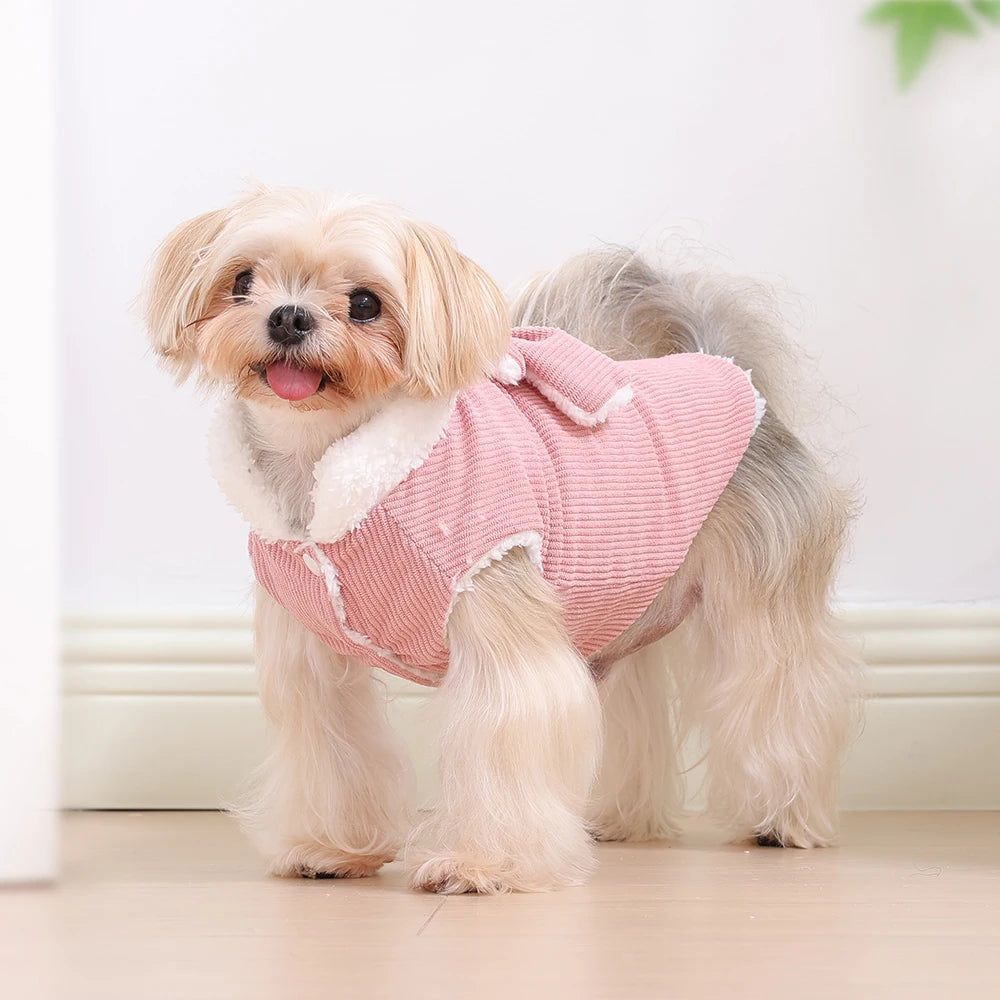 Cozy Bow Dog Jacket