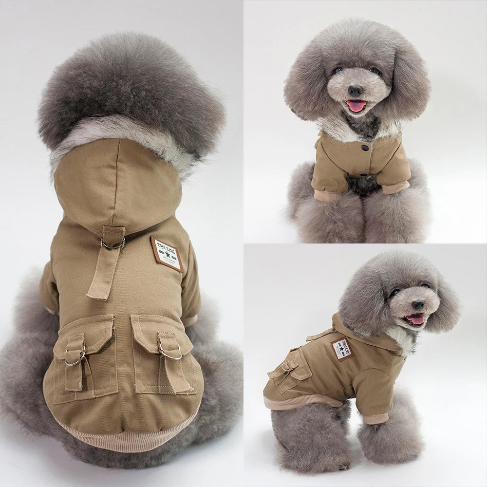 Stylish Dog Leather Jacket