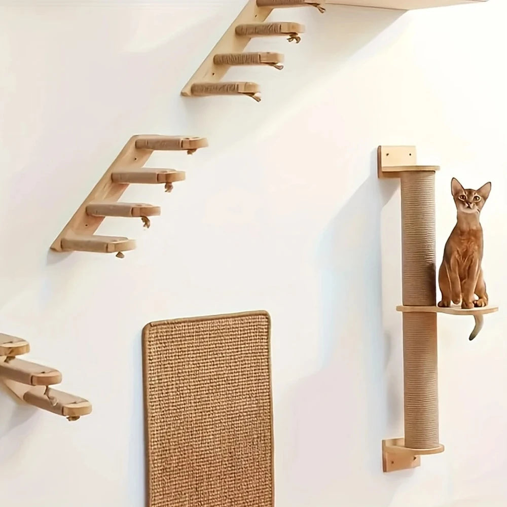 Climbing Cat Wall Rack